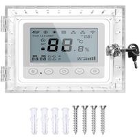 Universal Home Locking Thermostat Cover Anti-Tamper Thermostat Lock Box w/2 Keys