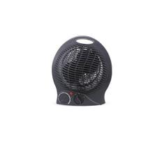 Ventiliatorius su šildymo elementu 1000/2000W/230V juodas