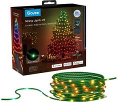 Govee - LED RGBICW Lauko kalėdinė girlianda 2700-6500K 20m Wi-Fi Matter IP65