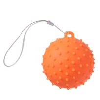Round Finger Hand Grip Massage Ball Adjustable Hand Grip Training Grip Hand Finger Carpal Expander Exercise Massage Ball oranžinė