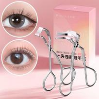 Fondes - Stainless Steel Eyelash Curler (Various Designs) 01 - Silver white