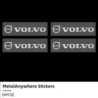 3D Metalinis Automobilio Emblema Raidė Dekoratyvinės Lipdukai Ženklelis Decal For Volvo AWD C30 S80 S90 T6 V40 V50 V60 V70 V90 XC40 XC60 XC70 XC90 gray