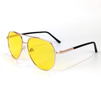 Aviation Polarized Sunglasses For Men Women Fashion Vintage Retro Night Vision Driving Fishing Yellow Lens Male Sun Glasses 2026 No Box yellow