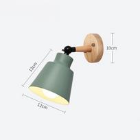 Šiaurietiško stiliaus kūrybiškas masyvmedžio sieninis šviestuvas miegamiesiems, koridoriams ir vaikų kambariams Without Light Source