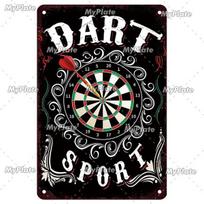 MyPlate Darts 180 Metal Sign Beer Bar Vintage Plaque Shop Tin Sign Plate Wall Decor For Bar Club Art Painting Poster Gift 20*30cm