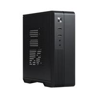 MX02 Mažas kompiuterio korpusas Mini ITX važiuoklė HTPC PC korpusas stacionariems kompiuteriams Kompiuterio važiuoklė 17x17 17x19cm pagrindinėms plokštėms gray
