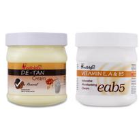 feelhigh De-tan tan removal Cream -500ml& Vitamin E,A, B5 cream-500ml - Skin care Products beige