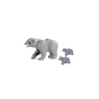 MOC City Animal Building Block Persian Elephant Armor Mule Tiger Leopard Eagle Bird Bear Wolf Panda Cat Toy Gift Mini Bricks Q71