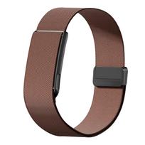 Magnetic Nylon Bicep Band For WHOOP 5.0 Elastic Sport Strap Adjustable Breathable Wristband for Whoop 5.0 Arm Band Woman Man Replace Bracelet WHOOP 5.0 & ArmBand black