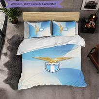 Lazio FC Themed Bedding 3Pcs Duvet Cover Set Decorative Bed Linen For Teen Room Home Decoration 135cm*200cm