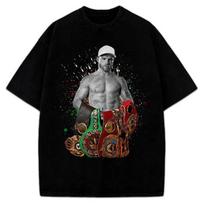 Canelo Alvarez Undisputed Champ T-Shirt Mexico Goat Saul Alvarez Boxing Tee XXXXL gray