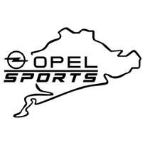 Automobilio stiliaus lipdukas Kuro bako dangtelio atspindintys lipdukai Vandeniui atsparūs Opel OPC Astra J H G K Insignia Corsa D B E Mokka Vectra gray