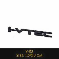 3D Metalinis Ivtec Raidės Emblema Ženklelis Lipdukas Automobilio Stilius Honda Civic Logotipui Automobilio Galinės Uodegos Bagažinės Lipdukai Lipdukai Automobilio Aksesuarai gray
