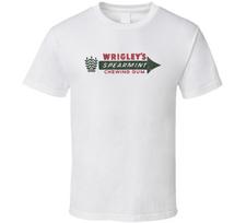 Wrigley's Spearmint kramtomoji guma Retro Vintažiniai saldainiai Marškinėliai XXXL white