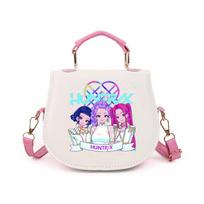 Vaikams Mergaitėms Kpop Rumi Zoey Mira Spausdintas Studentams Lengvas Crossbody Krepšys Atsitiktiniai PU Pečių Krepšiai 14.5*17cm