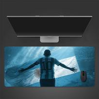 Lionel Messi Mouse Pad, Large Gaming Desk Mat, Non-slip XXL Mousepad for Laptop & Tablet, Mini PC Playmat with Stitched Edges 30cmx60cm(11.8x23.6inch)