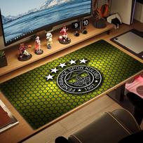 Fenerbahce sk logo Color Mouse Pad Large Gaming Table Cushion Non-slip Laptop Tablet Big Mousepad XXL Mat Mini PC Playmat With Lock edge 30cmx60cm(11.8x23.6inch) brown
