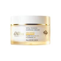 d'Alba Vita Toning Capsule Cream Niacinamide 5% Brightening & Hydrating 55g Vegan Face Cream Radiance Moisturizer