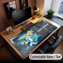 Large Mouse Pad Lazio FC Print Custom Name Text Desk Mat for Office Gaming 30cmx80cm