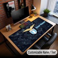 Large Mouse Pad Lazio FC Print Custom Name Text Desk Mat for Office Gaming 40cmx90cm