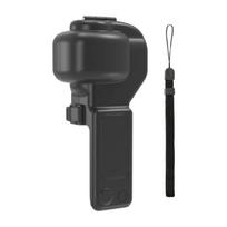 Full-Coverage Camera Shell for Pocket 4P, Lens and Screen Protections Case Cover with Wrist Strap Carry black