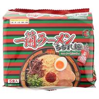 Ichiran Ramen Chijire Noodles with Special Red Secret Powder 5 pcs 1 pcs green