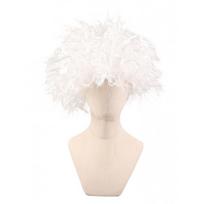 White Halloween Party Costume Wig Full Cap Cosplay Carnival Festival White white