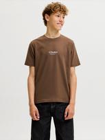 Jack & Jones Junior Marškinėliai 'JJESoho' ruda