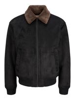 Jack & Jones Premium Demisezoninė striukė 'JPRCCLuke' ruda / juoda