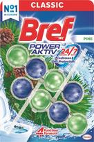 Bref WC valiklis-gaiviklis BREF POWER AKTIV PINE, 2×50 g