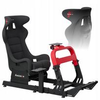 Lenktynių kokpitas Huzaro SPEED 8.3 simuliatoriui, reguliuojamas, 130–200 cm