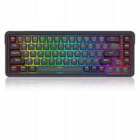 Magnetinė žaidimų klaviatūra Redragon Nova K709GB-RGB-M su USB jungtimi ir apšvietimu