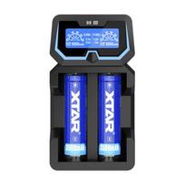 Akumuliatorių įkroviklis - XTAR X2 Dual-Channel LCD MicroUSB, Juoda