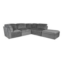 Modulinė sofa „SAMOA“, 5 dalių, pilka