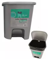Mopatex Cisne Hygienic Pilkas atliekų dėžė su pedalu 7.5L