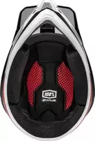 100% Kask full face 100% STATUS DH/BMX šalmas Carby sidabrinis roz. XL (61-62 cm)