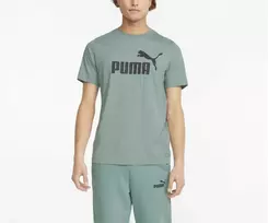Puma Marškinėliai Vyrams Ess Heather Tee Žalias 586736 50