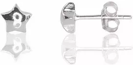 Sidabriniai auskarai Vinukai, Praba: 925°, Metalas: Sidabras - 1 g. - 6 mm.