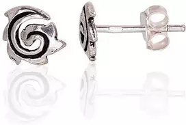 Sidabriniai auskarai Vinukai, Praba: 925°, Metalas: Sidabras - 0.8 g. - 7 mm.