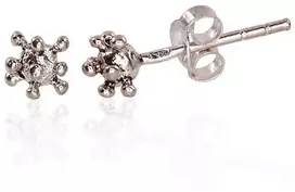 Sidabriniai auskarai Vinukai, Praba: 925°, Metalas: Sidabras - 5 mm. - 0.7 g.