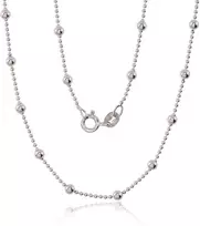 Sidabrinė grandinėlė Bead 1-3 mm - 3.7 g. - 40 - 1-3 mm.
