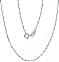 Sidabrinė grandinėlė Anchor 1 mm , briaunų apdirbimas deimantu - 2.3 g. - 1 mm. - 55