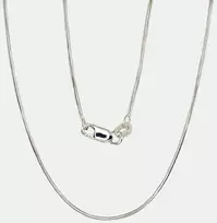 Sidabrinė grandinėlė Snake 1 mm - 5.3 g. - 1 mm. - 55