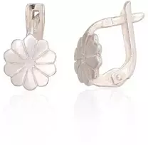 Sidabriniai auskarai anglišku užsegimu, Metalas: Sidabras, Praba: 925°, - 1.4 g. - 10 mm.