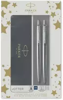 Parker Rinkinys: Automatinis pieštukas + Tušinukas Jotter Stainless Steel CT – 2093256