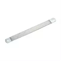 ABB Įžeminimo juosta, gamyklinė, alavuoto elektrolitinio vario, storis 1,5 mm / 16 mm², ilgis 500 mm, skylės skersmuo Ø8,5 mm, 556940