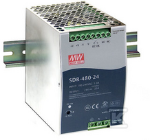 Mean Well MAITINIMO TAIKYMAS DIN bėgeliui 480W 24V 20A