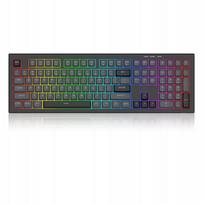 Membraninė žaidimų klaviatūra Redragon Crux K518 RGB su RGB apšvietimu