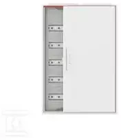 ABB Modulinė paviršinio montavimo hermetiška plieninė skirstomoji spinta ComfortLineCA 5x24 120M IP44 125A II klasė pilnos durys N+PE Quick CA25V 2CPX