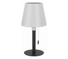 LED Reguliuojama saulės lempa LED/2W/5V USB 1200 mAh IP44 balta/juoda